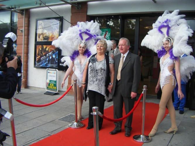 A 2009 photo of Friends of the Scala Cinema chairperson Sandra with...